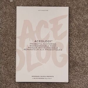 ACEOLOGY Probiotic Restoring Biodegradable Mask - 4 Pack